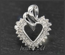 Diamant Anhänger in Herz