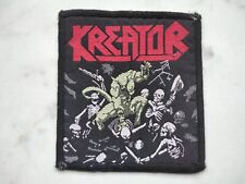 KREATOR  PATCH ORIGINAL 80er NO COPYRIGHT Vintage Aufnäher 8,5x8cm Sodom Metal 
