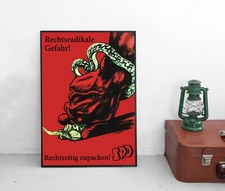 Poster SPD Rechtsradikale