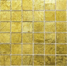 Glasmosaik gold Mosaikfliese