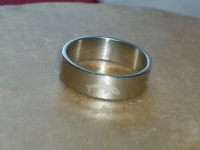 RING Partnerring DELFIN STAINLESS STEEL SILBERFARBEN SCHMAL GR 17-22 