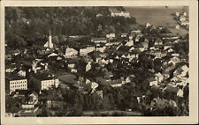Jeseník Freiwaldau Tschechien s/w Postkarte 1952 Gesamtansicht Celkový pohled