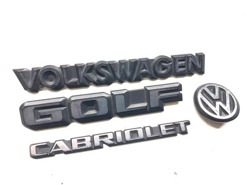 Golf cabrio emblem - 1,