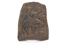 Bronze Messing Relief Wanddeko