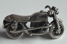 Motorrad Brosche 925er Silber