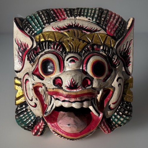 Balinesische holz barong - balinesische, maske