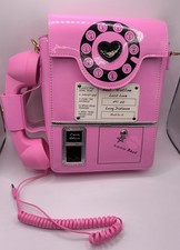 Damentasche Handtasche Umhängetasche Telefon Crazy Tasche Pink
