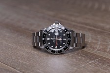 Rolex GMT-Master Schwarz 1675 Vintage Edelstahl 40MM Gebraucht Matt Ziffernblatt
