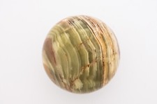 Halbedelstein Grüner Onyx Kugel 9,5 Zentimeter