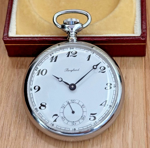 Bergland open face - open, taschenuhr