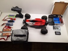 Bastler: Carson Pirate RAZOR Brushless RC Car Fernbedienung  Ladegerät Acku