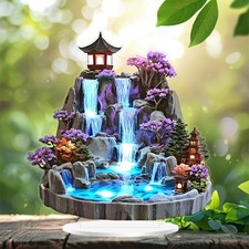 2D Tisch Wasserbrunnen Dekor für Tafelaufsatz, Bücherregal, Wohnzimmer