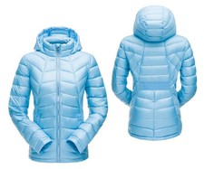 SPYDER Damen echte Daunenjacke Winter Steppjacke Jacke Light Downjacket Gr. M