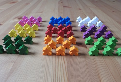 Carcassonne holz meeples - -, 8