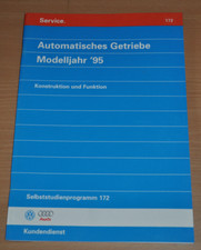 Selbststudienprogramm SSP 172 VW AUDI Automatisches Getriebe Modelljahr '95