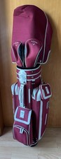Callaway Golfbag – Cartbag – weinrot – gebraucht – inkl. Zubehör – Golf