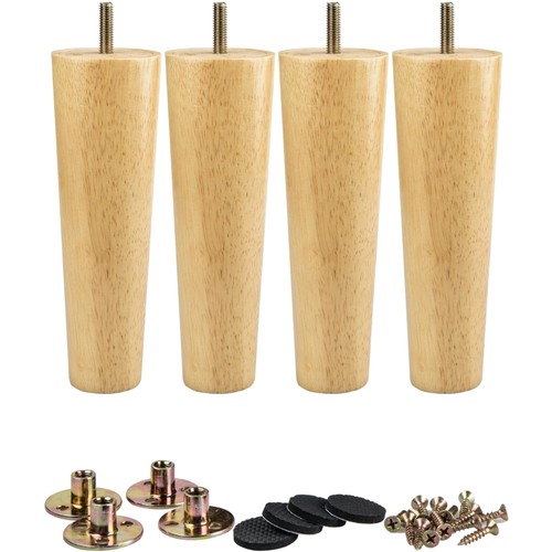 4er set möbelfüße holz - 4er,