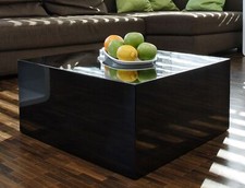 Couchtisch 60x60x30cm schwarz Abstelltisch Wohnzimmertisch Sofatisch Ablagentisc