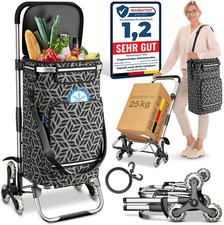 B-Ware Einkaufstrolley Treppensteiger mit Kühlfach Einkaufsroller klappbar