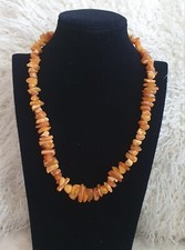 Natur Baltic Bernstein Butterscotch Kette Halskette Amber 52 cm - 37 Gramm