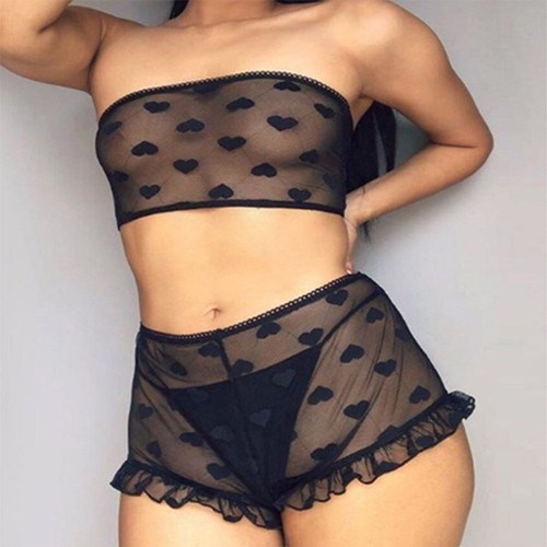 Sexy spitzen dessous set - sexy,