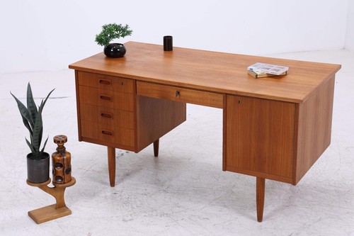 Vintage teak schreibtisch - vintage,