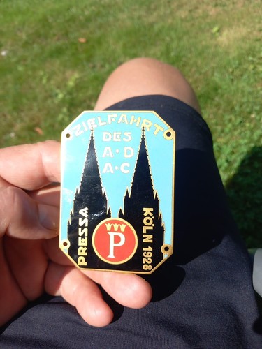 Adac plakette zielfahrt pressa - plakette,