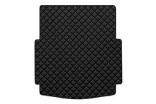Black Eco Leather Boot Mat for