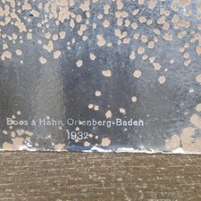 altes Email- Garagenschild  Original 1930