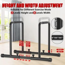 Verstellbare Dip Barren Fitness Bar mit Sicherheitsanschluss für Calisthenics