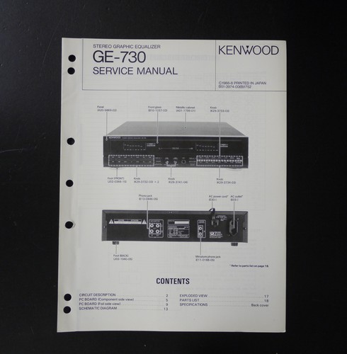 Original kenwood 730 - original, ge-730