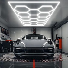 14x Hexagon LED Deckenleuchte