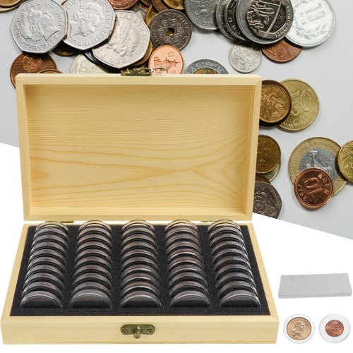 Münzsammelbox aus holz mit - münzsammelbox,