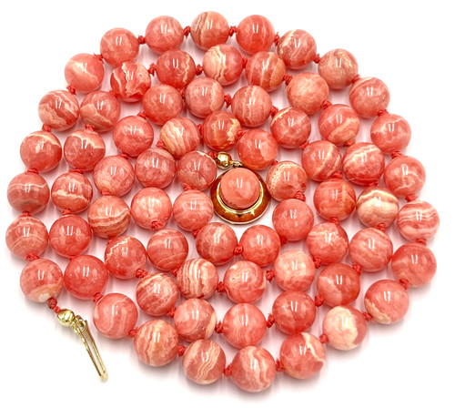 Halskette rhodochrosit - halskette,