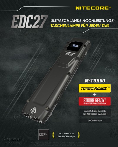Nitecore led taschenlampe - led,