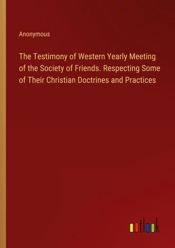 The testimony western - of,