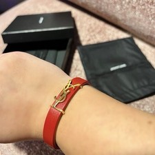 Armband Saint Laurent Rot