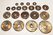 19x Wechselrad Zahnrad - Modul 1,5 - Bohrung=25 mm - Bund - ZZ = 24 bis 96