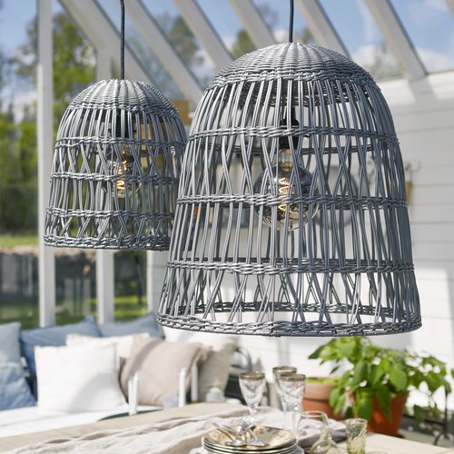 Lampenschirm rattan wetterfest - lampenschirm,