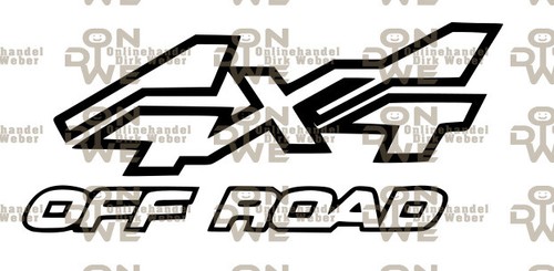 Aufkleber 4x4 off road - aufkleber, road"