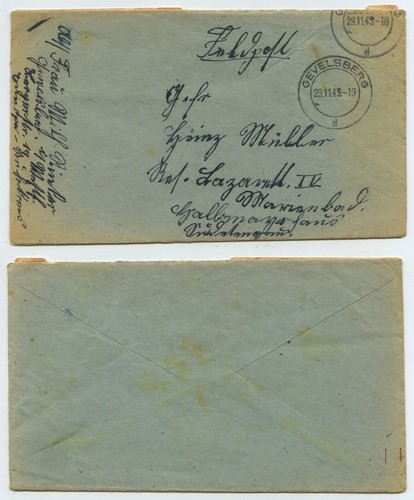 69861 feldpostbrief - 69861,