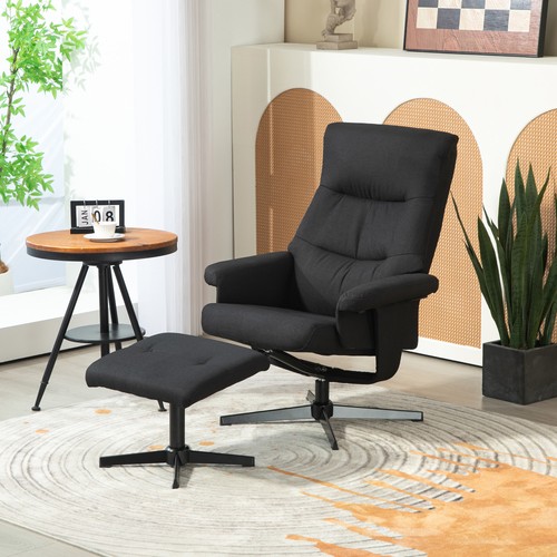 Homcom relaxsessel mit hocker - homcom,