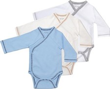 Baby body jungen - langarm, 3er