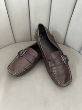 Roland Leder Mokassins Gr. 38 Braun Ballerinas