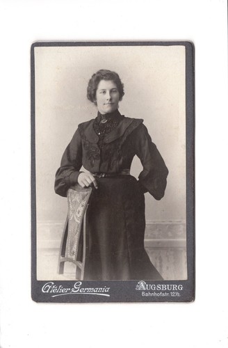 Cdv foto damenportrait - cdv,