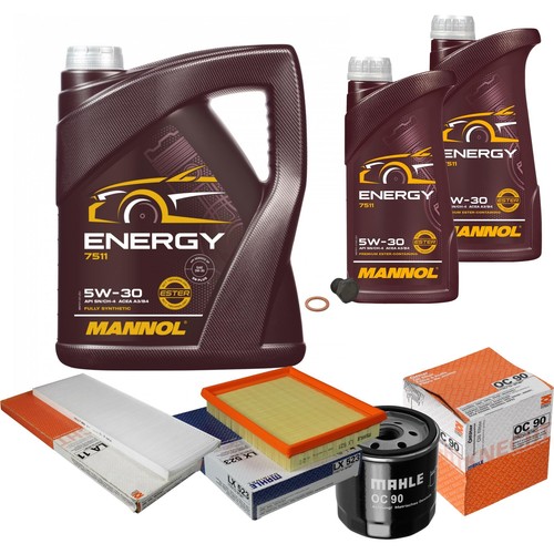 Inspektionspaket mannol - inspektionspaket, 7l