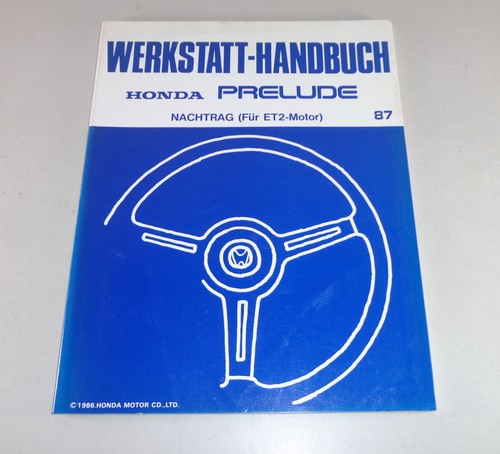 Werkstatthandbuch honda - werkstatthandbuch,