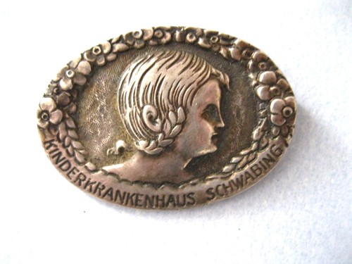 Alte antike silberbrosche - alte,