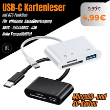 USB C Kartenleser Stick Card Reader SDHC SDXC MicroSD TF Adapter Speicherkarte