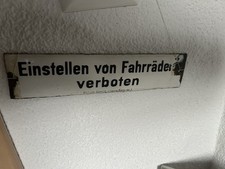 altes antikes  Emaile Schild